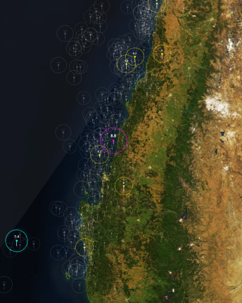 Data Viz — visualización de datos climáticos, sísmicos y textuales